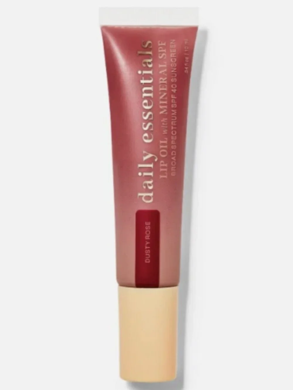 Bath‎ & Body Works Daily Essentials Lip Oil Mineral SPF 40 Dusty Rose 0.34oz
